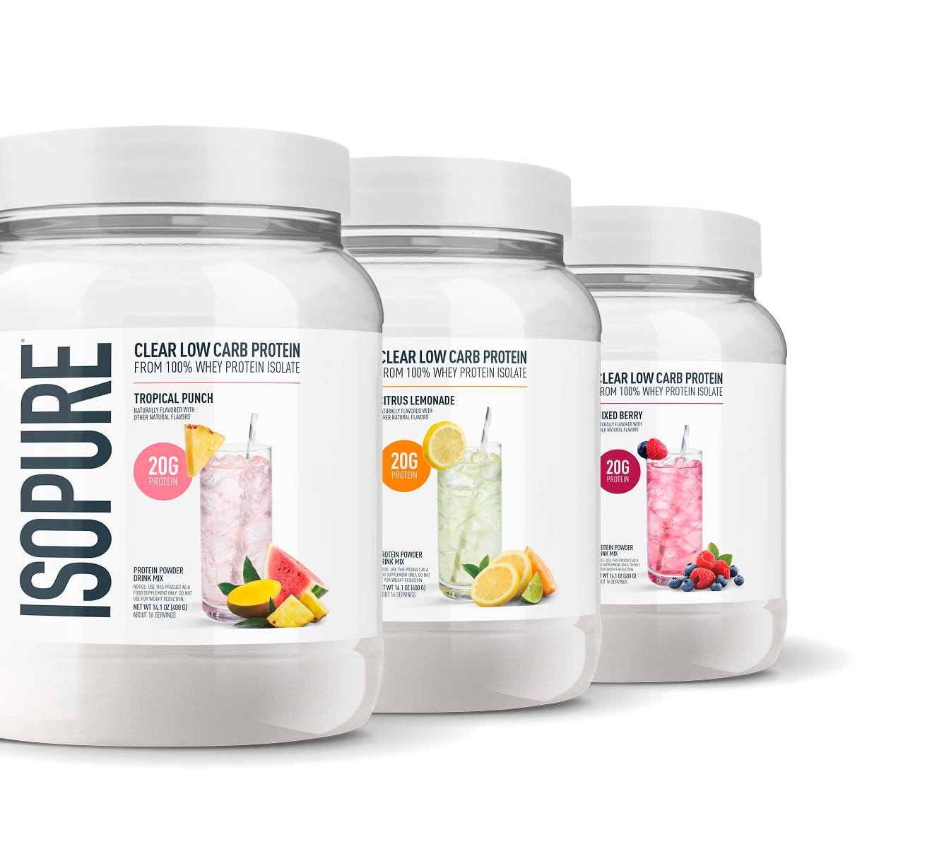 ISOPURE® CLEAR LOW CARB PROTEIN
